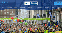 Desktop Screenshot of dublinmarathon.ie