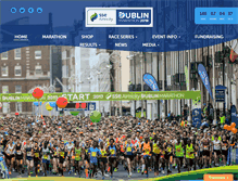 Tablet Screenshot of dublinmarathon.ie